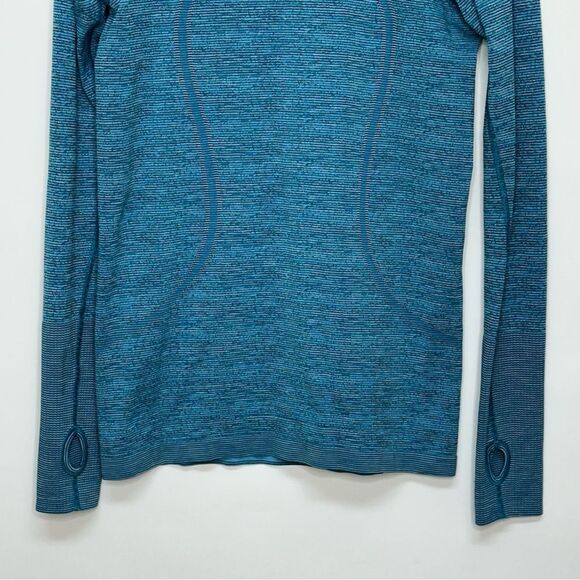 Lululemon Swiftly Tech Indian Ocean Long Sleeve Crew Size 10 - Picture 10 of 14